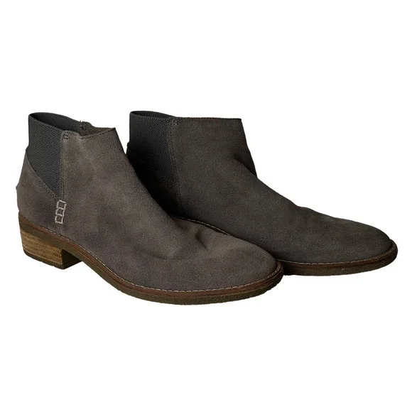 Sperry Women's Grey Maya Lani Suede Chelsea Ankle Boots - Picture 1 of 10